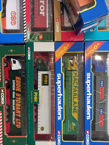 13x boxed corgi - boxed, superhaulers